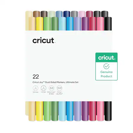 cricut - cricut 22 Cricut Joy™ Dual-Sided Ultimate Set Joy™ Markers, Genuine Product 0.4 mm 1.0 mm Cricut Joy™ & later Joy Xtra™
