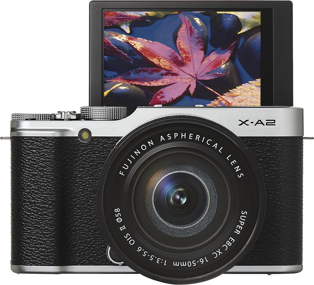 Best Buy: Fujifilm X-A2 Mirrorless Camera with XC 16-50mm Lens