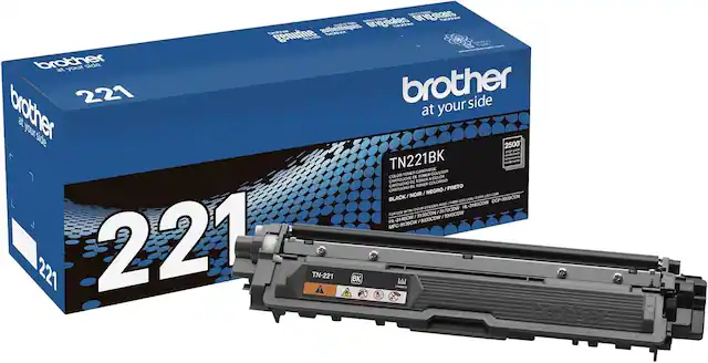 originals origmaIs adda PEHE WHDOY Ce tirades bddre genutne brother at your side 221 brother side brother at your at your side 2500 pape TN221BK - TONER CARTRIDGE COULEMR COLOR DE TONER COLOR CARTOUCHE TONER A CARTUCHO DE FONEA COLORIDO DE PRETO CARTUCHO NEGRO / NOIR / COM BLACK / N/PARA uSO AMA USD CON DCP-9020CON UTER IC HL-3180COW WITH POUR 31 70COW USE SOCON FOR 31 9340COW L-3140CW 9330CDW / HL J MFC-9130CW 221 221 TN-221 BK brother
