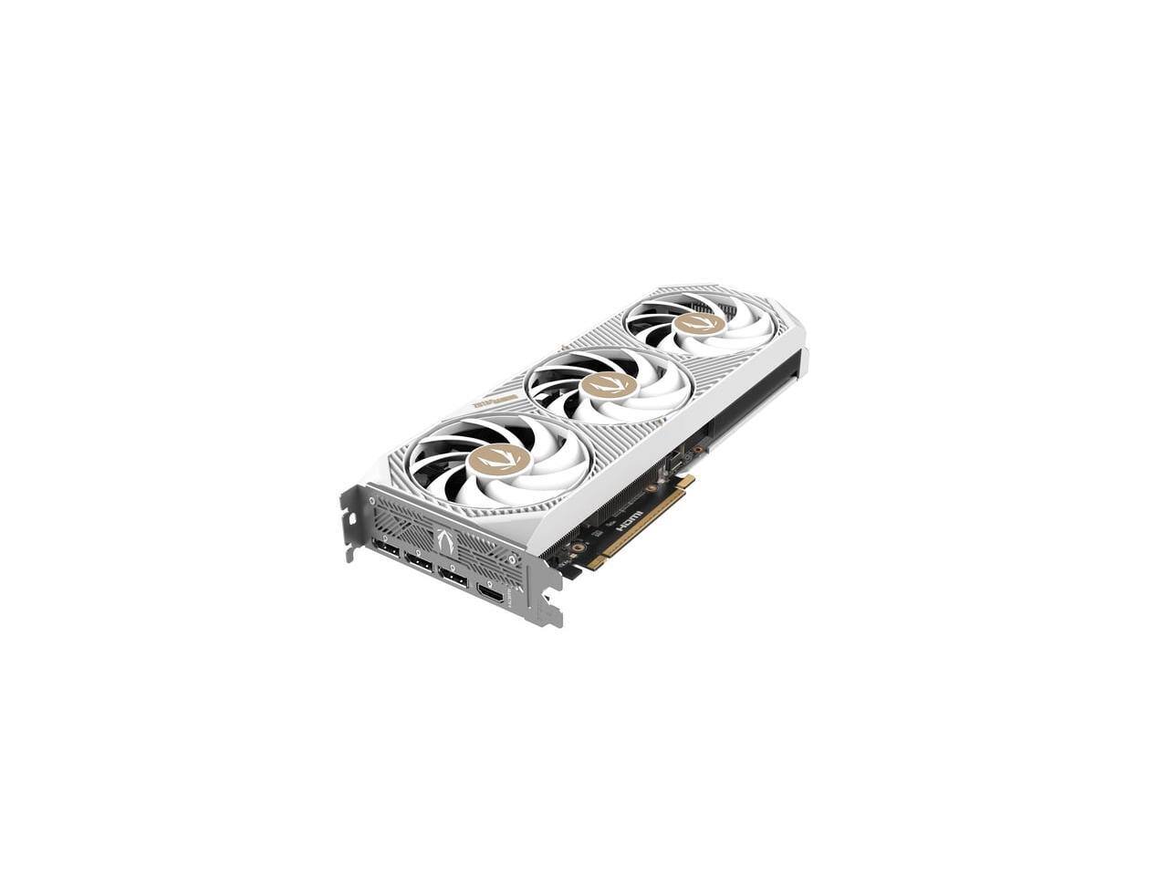 Alt View 2. ZOTAC - ZOTAC AMP RTX 5070 12GB GDDR7 PCIe 5.0 x16 Graphics Card White Edition.