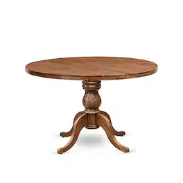 East West Furniture - Wood Dining Room Table - Brown