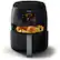 Alt View 27. Philips - Premium Airfryer XXL, Fat Removal Technology, 3lb/7qt capacity, Digital- Black - Black.