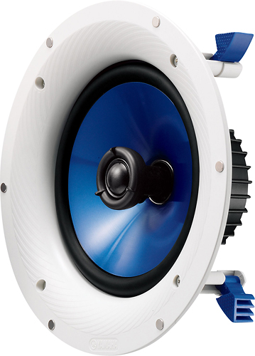 Angle View: Yamaha - 8" 2-Way In-Ceiling Speakers (Pair) - White