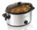 Angle Zoom. Hamilton Beach - Stay or Go 6 Quart Slow Cooker - silver.