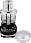 Hamilton Beach - Big Mouth Duo Plus 2-Speed Food Processor - Black/Silver
