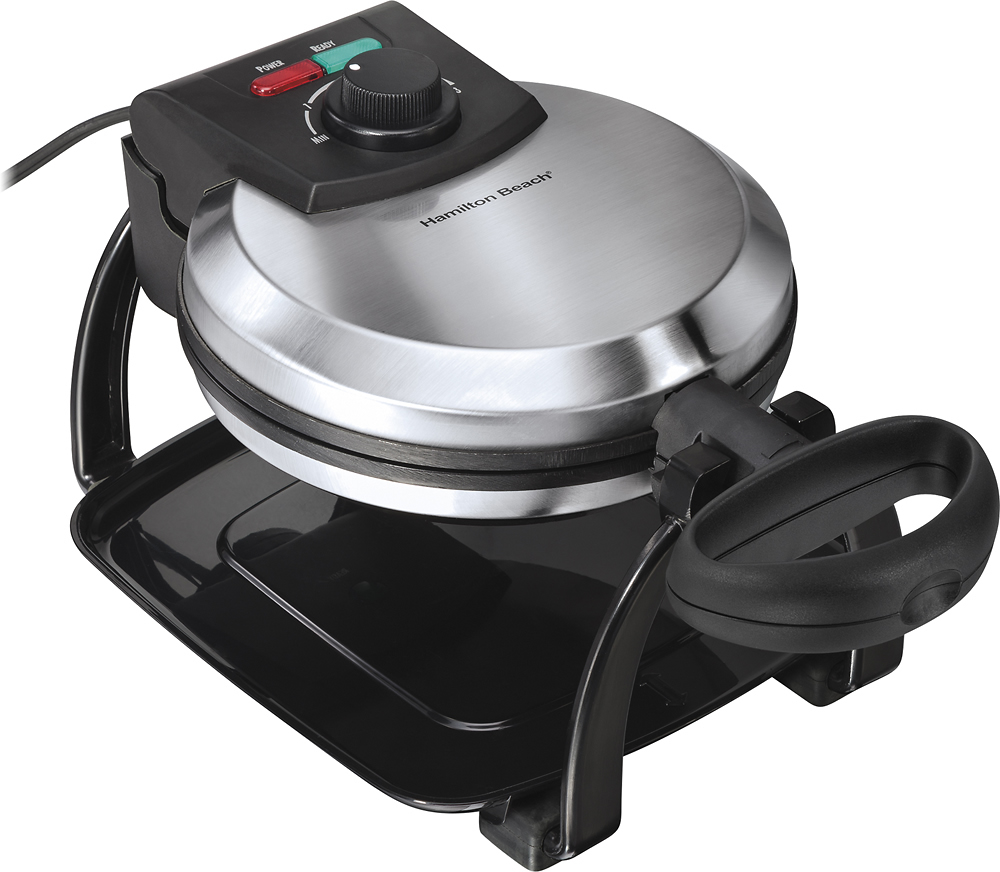 Hamilton Beach Flip Belgian Style Waffle Maker with Removable