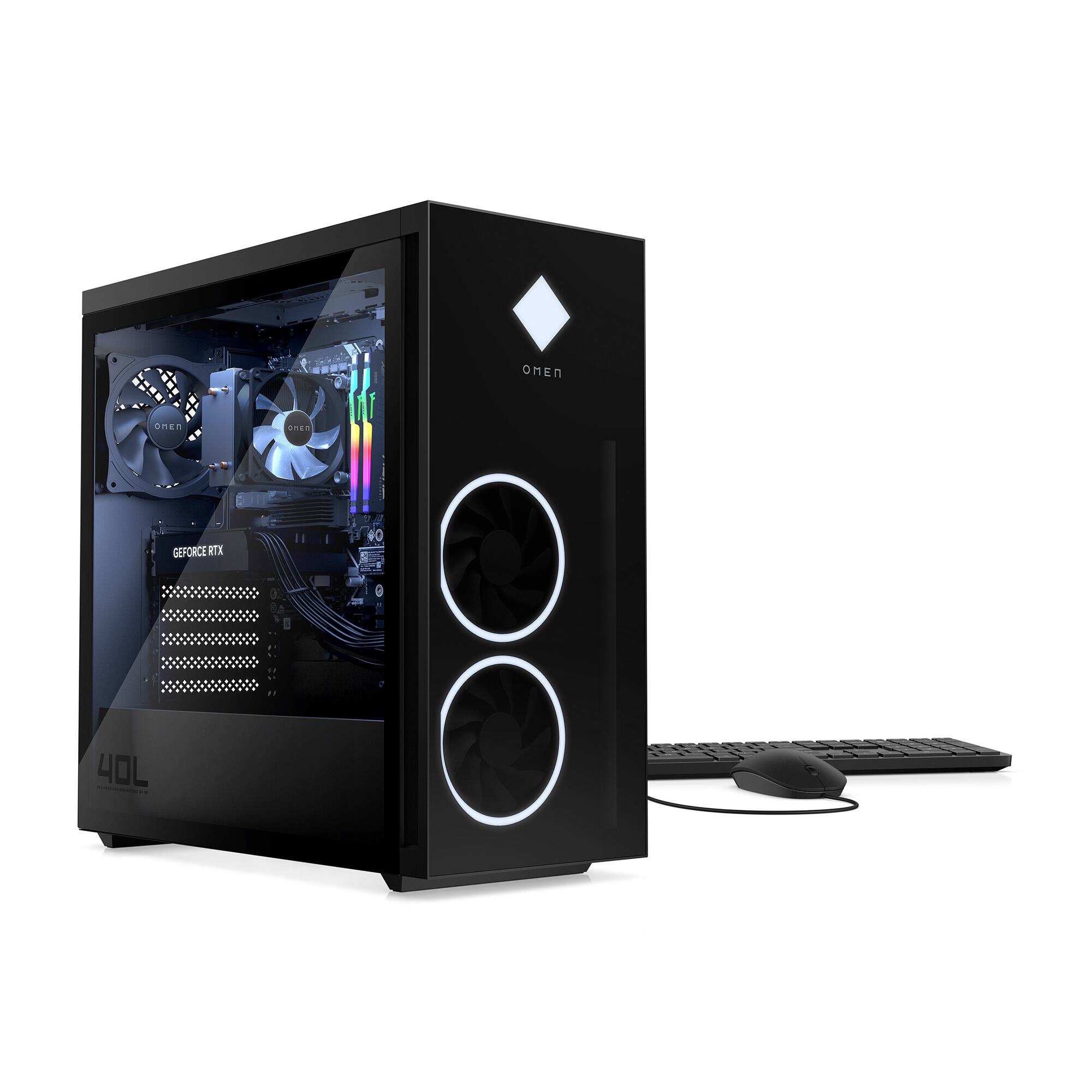 HP OMEN 40L Gaming Desktop AMD Ryzen 5 7600 16GB DDR5 Memory 