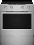 KitchenAid - 5.3 Cu. Ft. Smart Slide-In Electric Range with Two Even-Heat Hyper Elements and Convection Cooking Modes - Stainless Steel