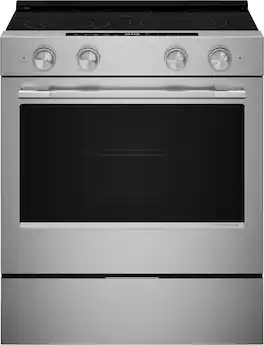 KitchenAid - 5.3 Cu. Ft. Smart Slide-In Electric Range with Two Even-Heat Hyper Elements and Convection Cooking Modes - Stainless Steel