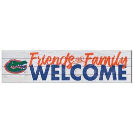 Jardine - Florida Gators 10'' x 40'' Friends & Family Welcome Sign - White