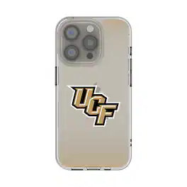 Keyscaper - NCAA - UCF Knights Linen Logo iPhone Clear Case - 15 - Multicolor