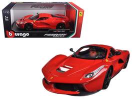 Ferrari LaFerrari F70 Wheels 1/18 Diecast Model Car by Bburago - Red With Black