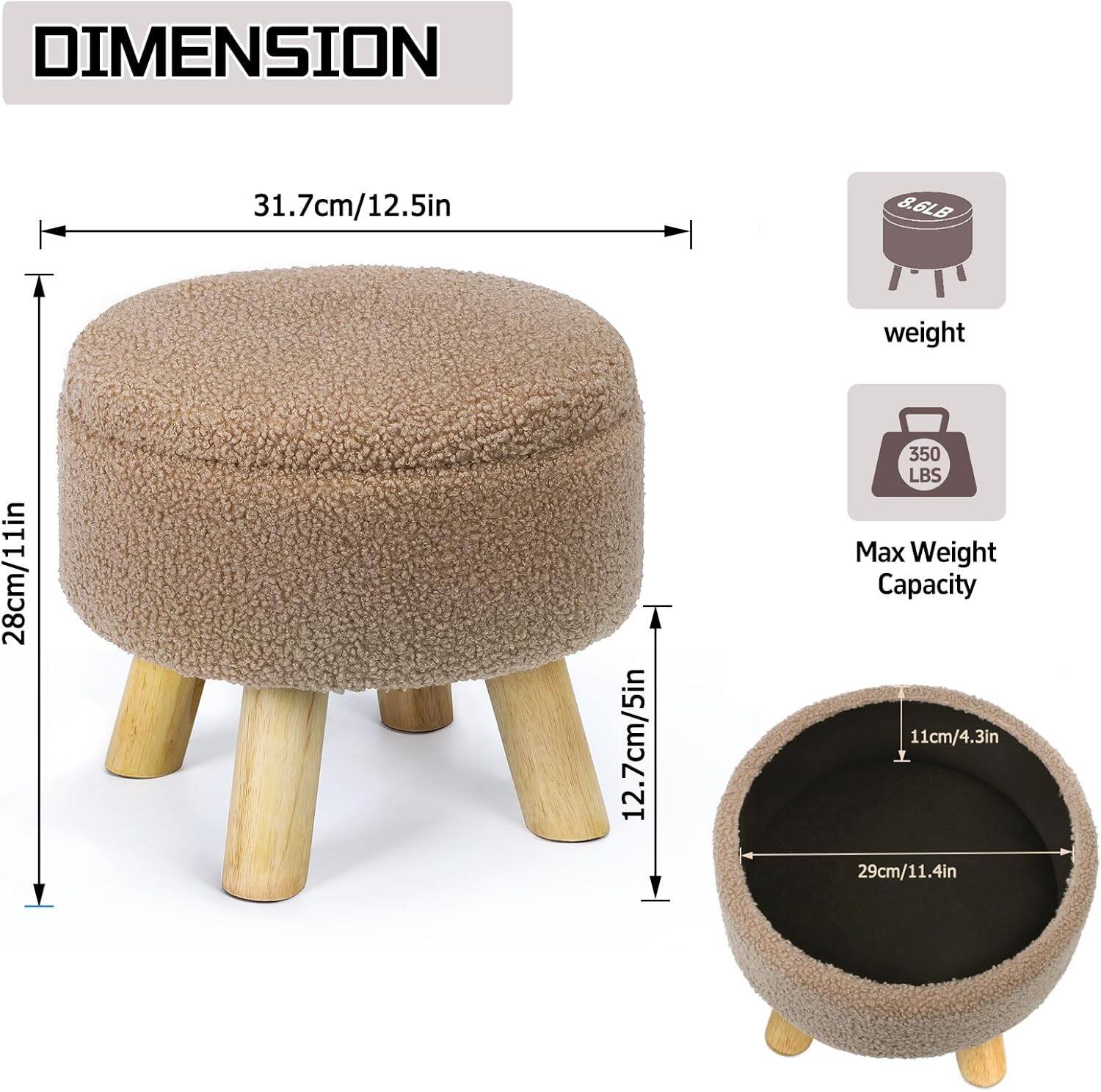 DIMENSION  
31.7cm/12.5in  
8.6LB weight  
28cm/11in  
12.7cm/5in  
350 LBS Max Weight Capacity  
11cm/4.3in  
29cm/11.4in
