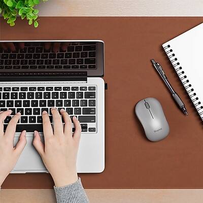 Alt View 4. Staples TECH - Staples TECH Wireless Ambidextrous Optical USB Mouse, Gray (ST63066) - Gray.