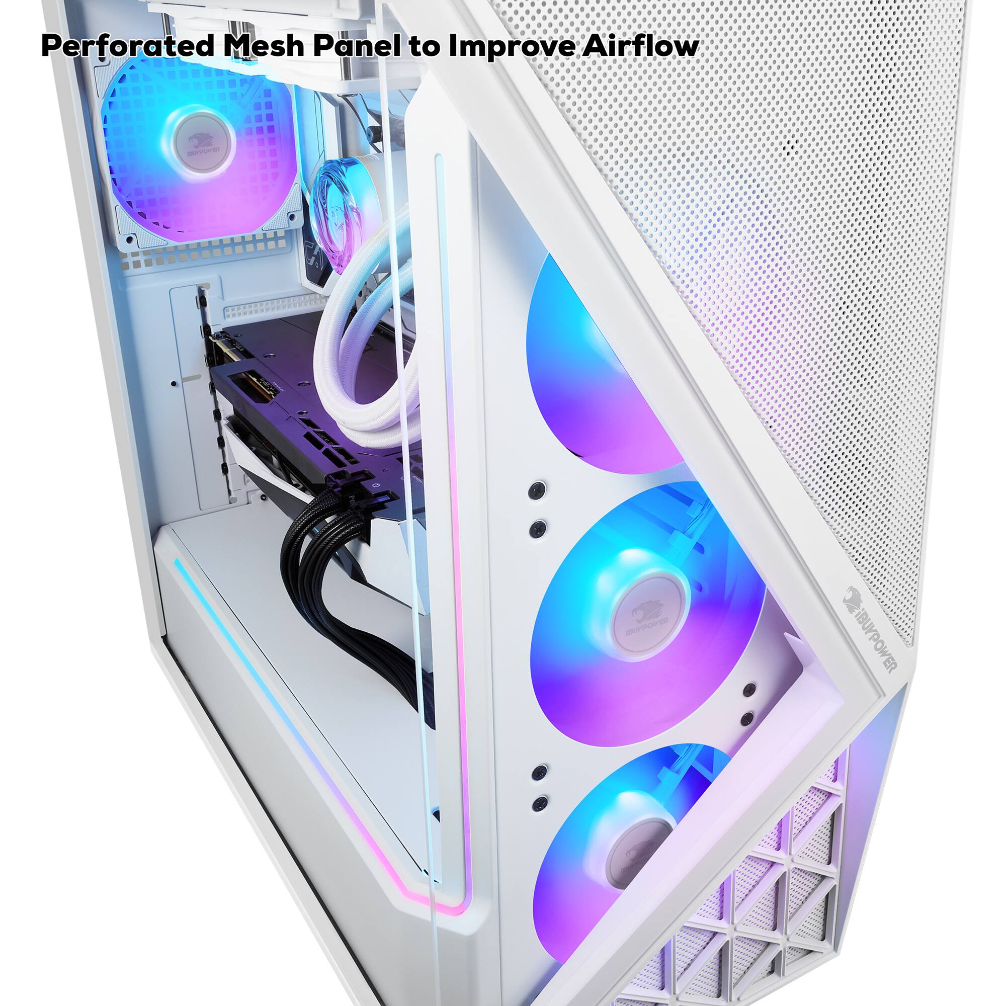 Perforated Mesh Panel to Improve Airflow
