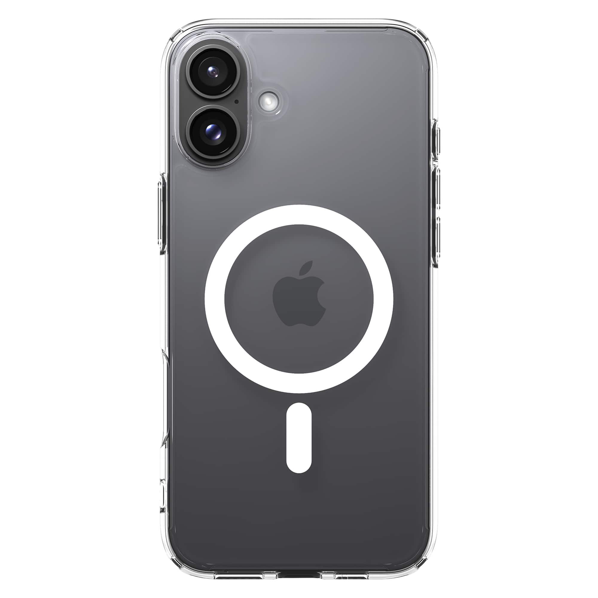 Spigen - Crystal Hybrid MagFit for Apple iPhone 16 - Clear - Front_Zoom