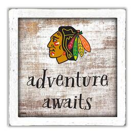 Fan Creations - Chicago Blackhawks 14'' x 13'' Adventure Awaits Money Box - Multicolor