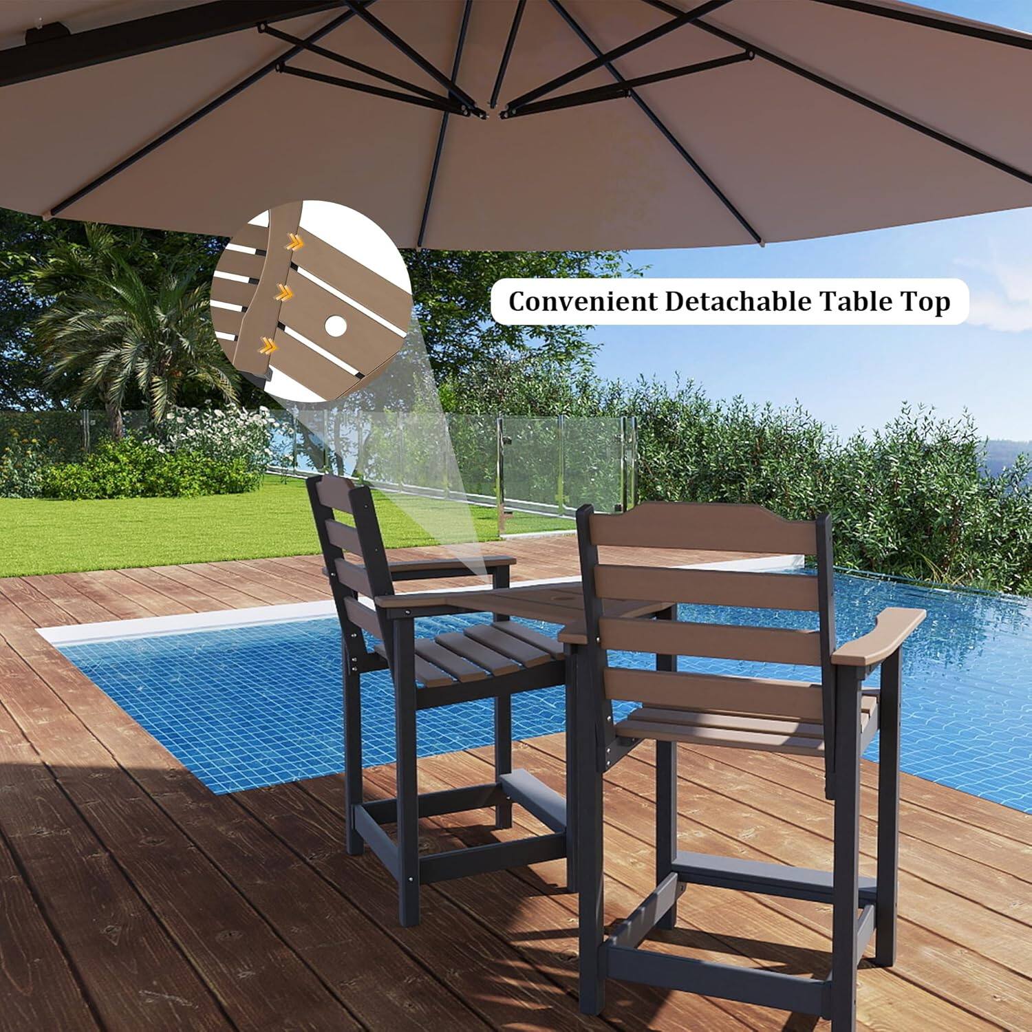 Convenient Detachable Table Top