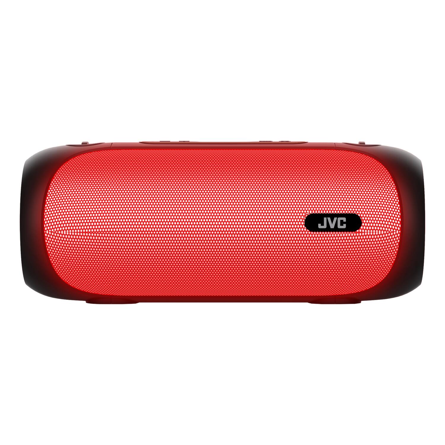 Angle. JVC - Jvc Sppa7btb Illuminated True Wireless Stereo Portable Bluetooth Speaker With Speakerphone, Sp-pa7bt (black) - Black.