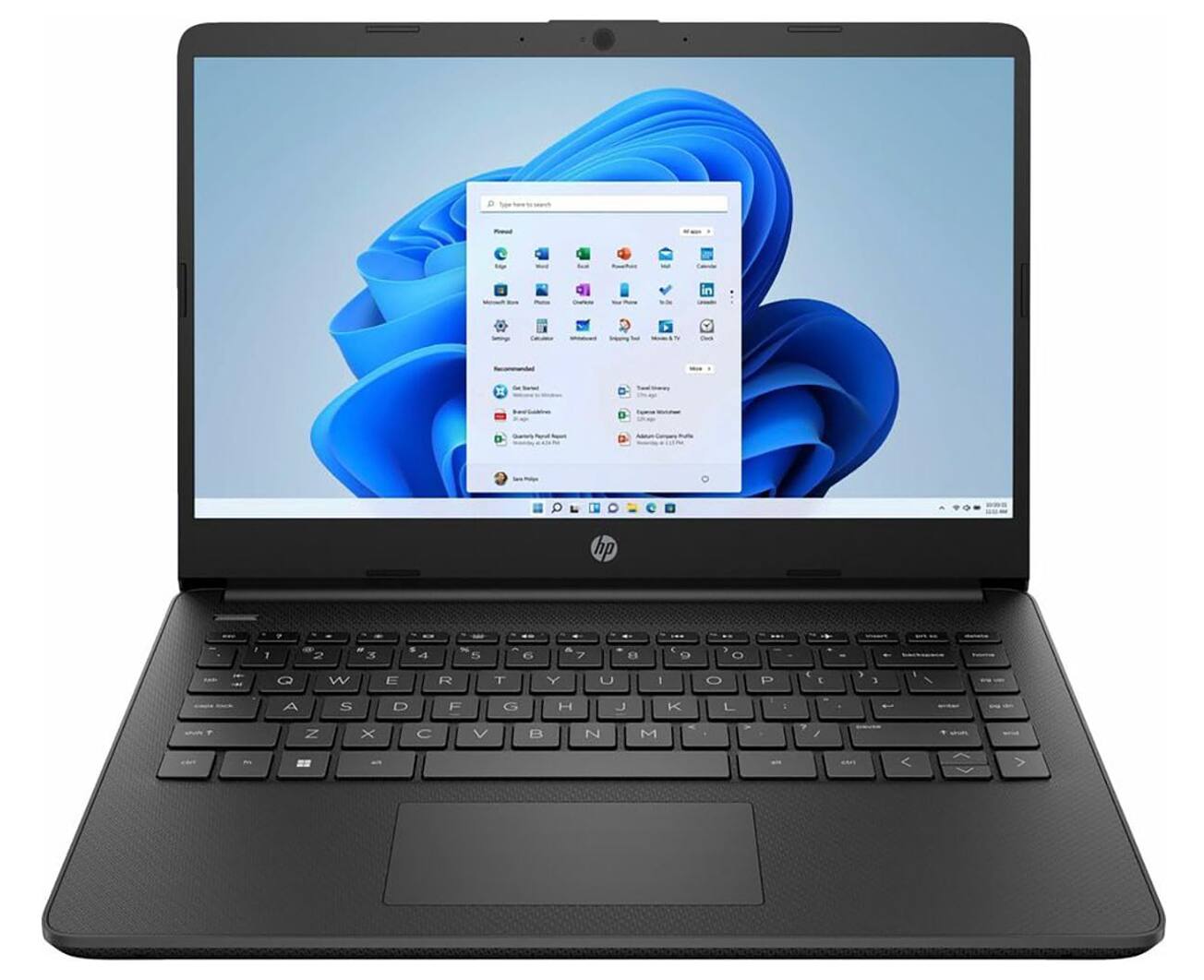 Alt View 4. HP - (Win 11 Pro) - Jet Black.