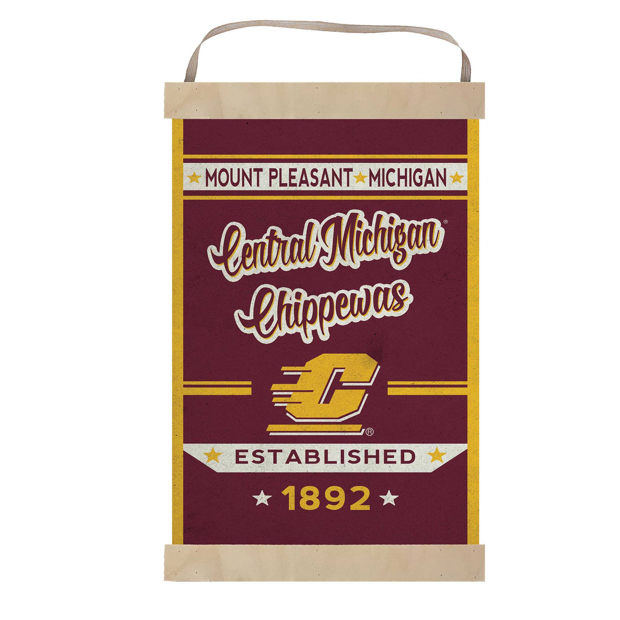 MOUNT PLEASANT MICHIGAN  
Central Michigan Chippewas  
ESTABLISHED 1892