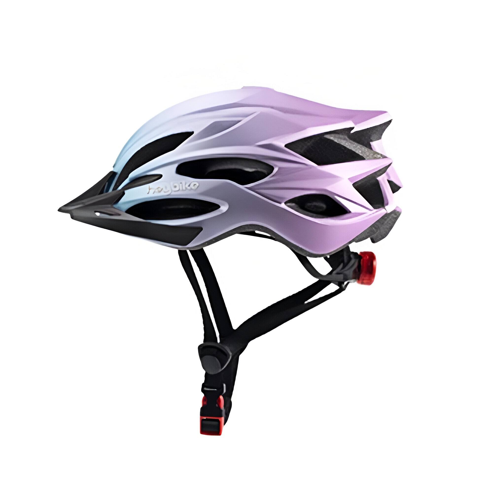 Angle. Heybike - Adult Mountain Cycling Helmet - Gradient Purple.