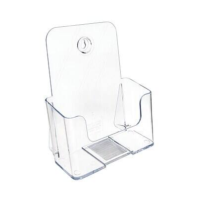 Alt View 2. Staples - Brochure Holder, 5.5" x 8.5" Plastic - Clear.