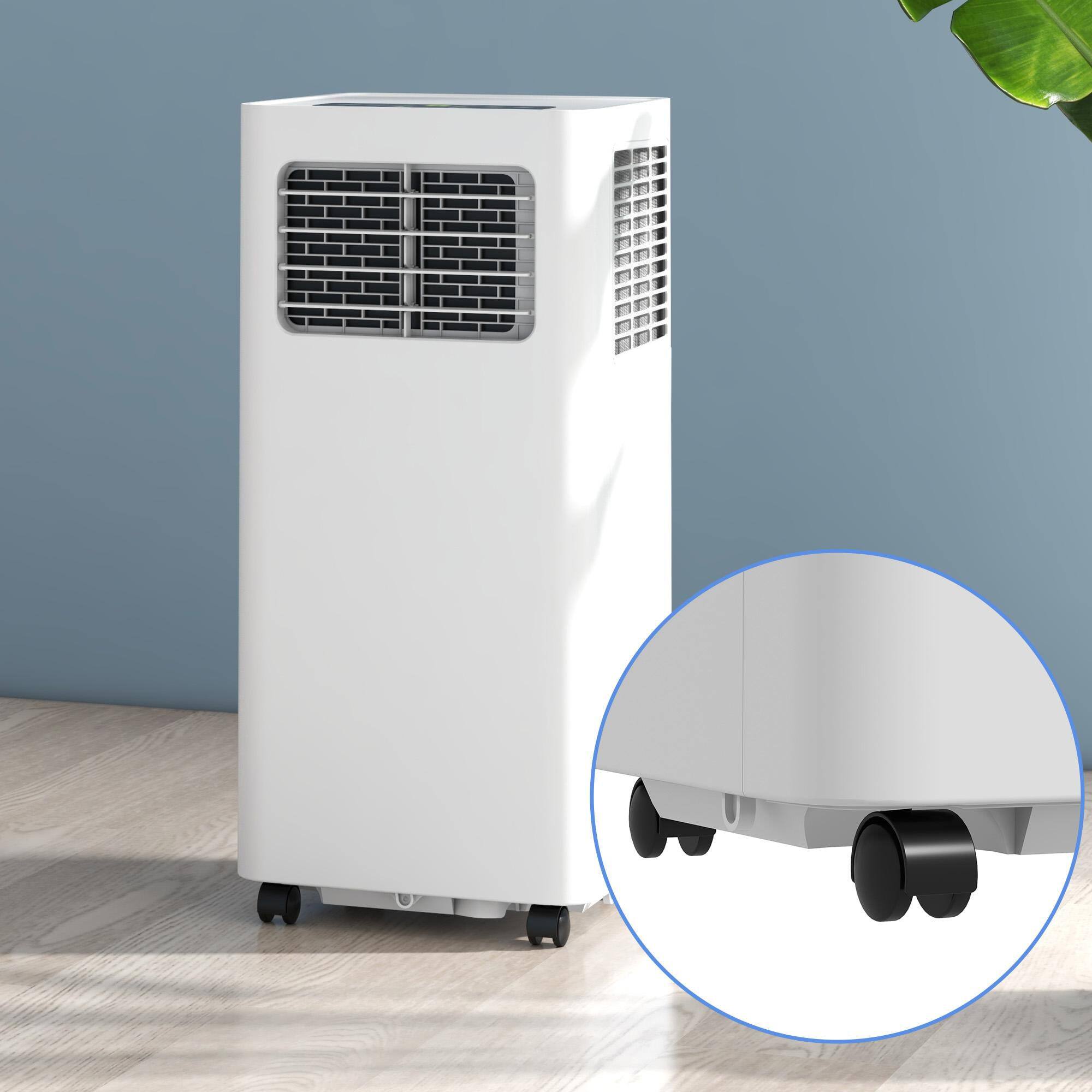 Angle. Resenkos - 8000 BTU Mobile Air Conditioner, 345 Sq. Ft., AC Unit with Dehumidifier, Sleep, Window Kit, White - White.