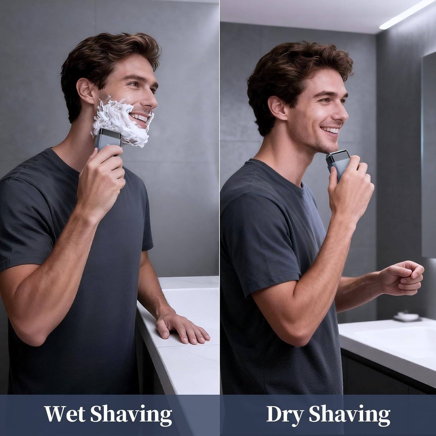 Wet Shaving  
Dry Shaving
