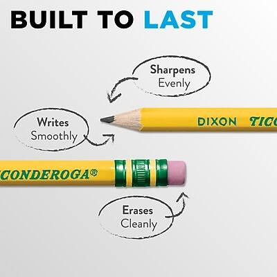 BUILT TO LAST

- Sharpens Evenly
- Writes Smoothly
- Erases Cleanly

DIXON TICONDEROGA