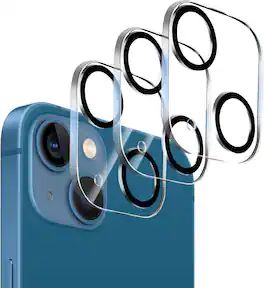 Oumilen - iPhone 13 Mini-5.4 Camera Mask, Lens Screen Protector, 10 Piece - Clear