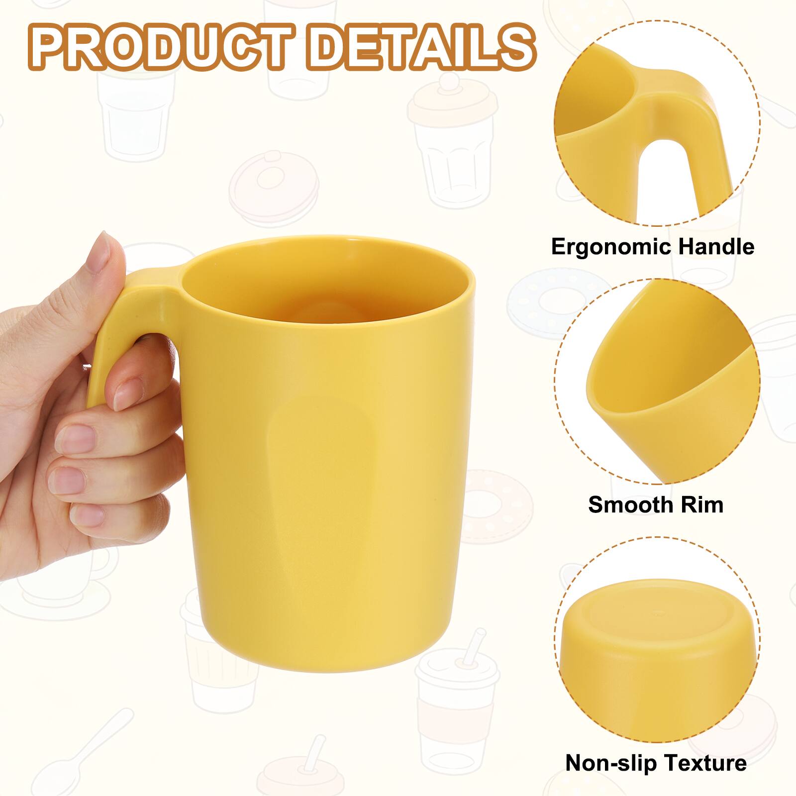 PRODUCT DETAILS

- Ergonomic Handle
- Smooth Rim
- Non-slip Texture