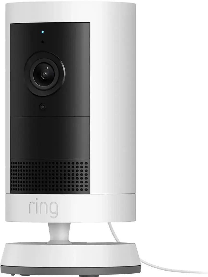 Ring Outdoor Cam Plus, Plug In, Wide Angle 2K Video, Low Light Sight ...