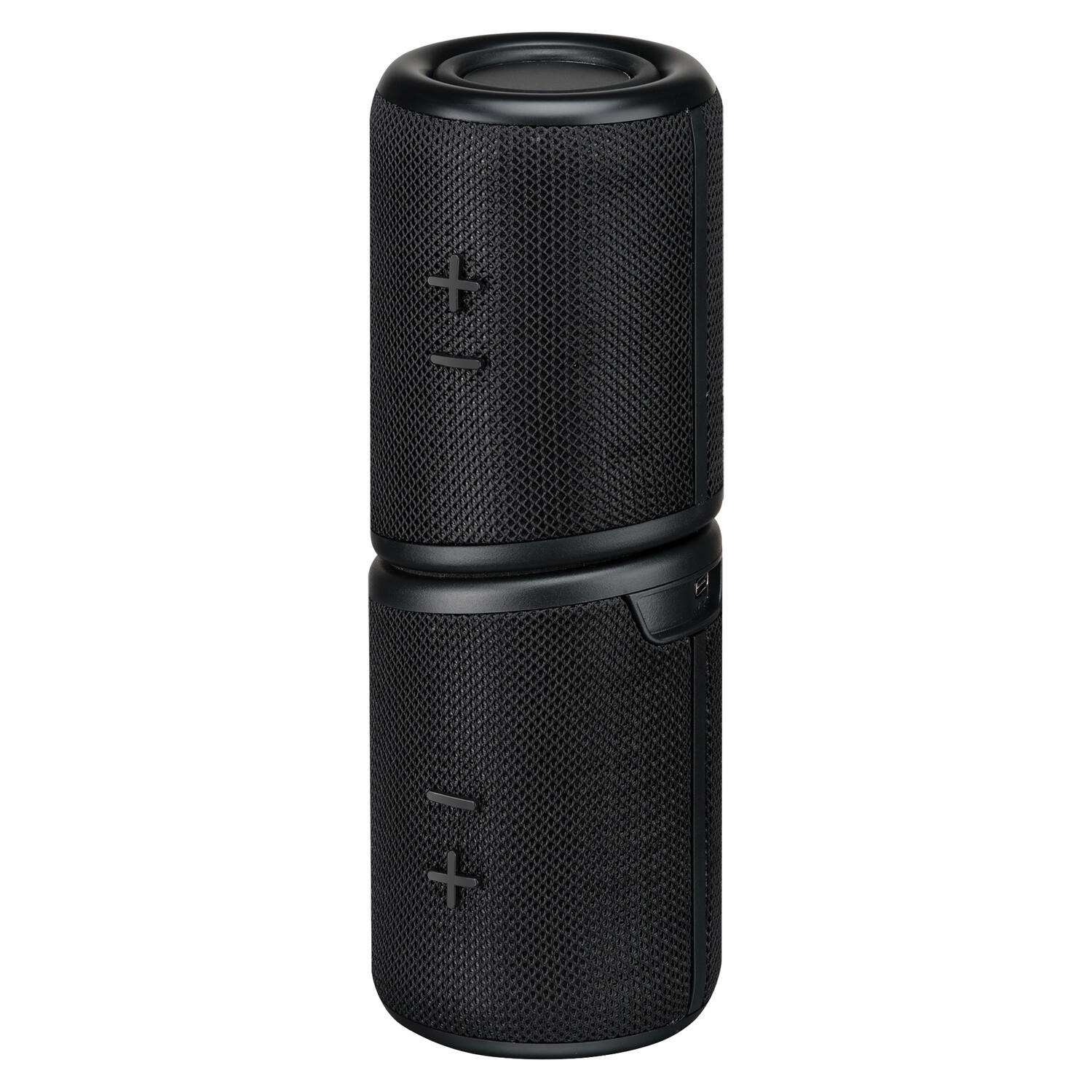 Angle. iLive Electronics - Magnetic+ Portable Bluetooth Stereo Speakers True Wireless ISB2133B - Black.