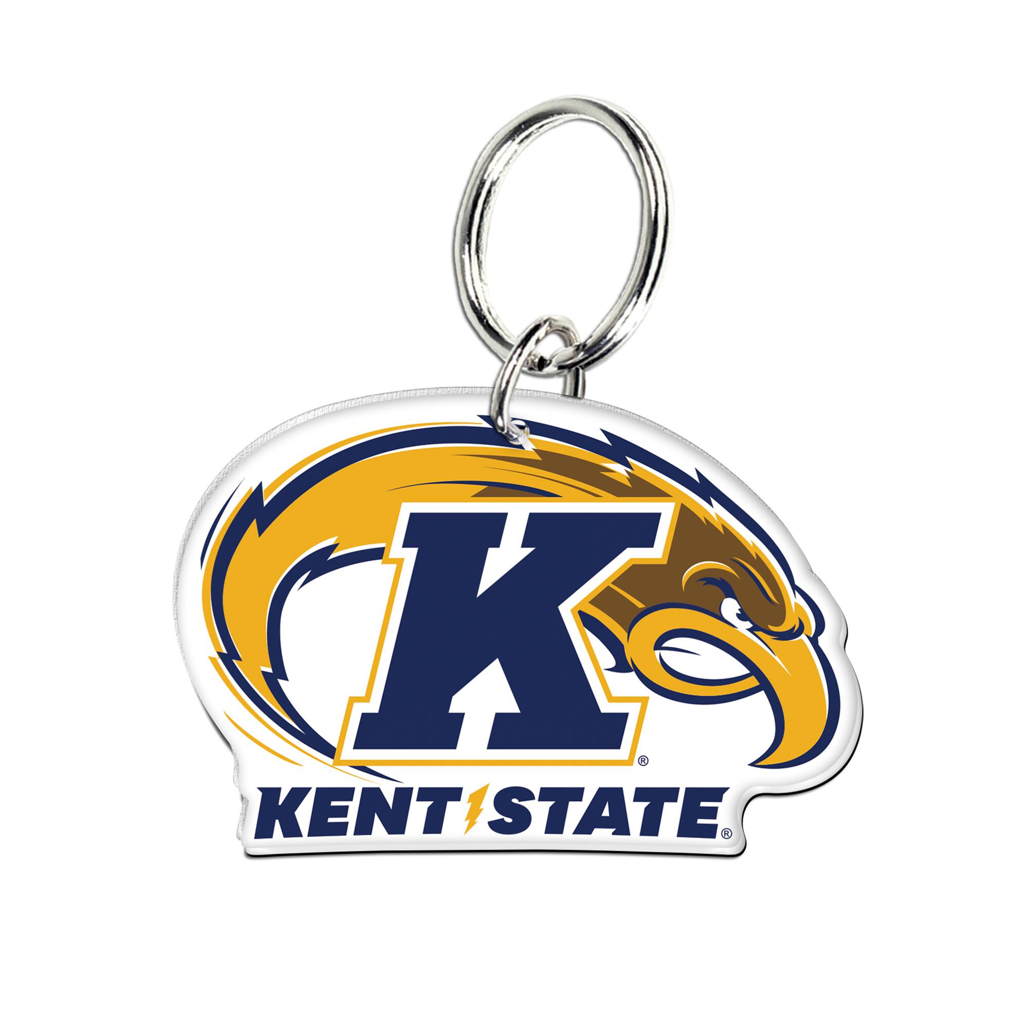 WinCraft - Kent State Golden Flashes Premium Acrylic Team Key Ring - Multicolor