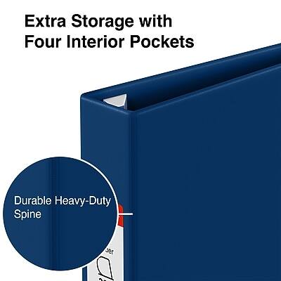 Extra Storage with Four Interior Pockets

Durable Heavy-Duty Spine