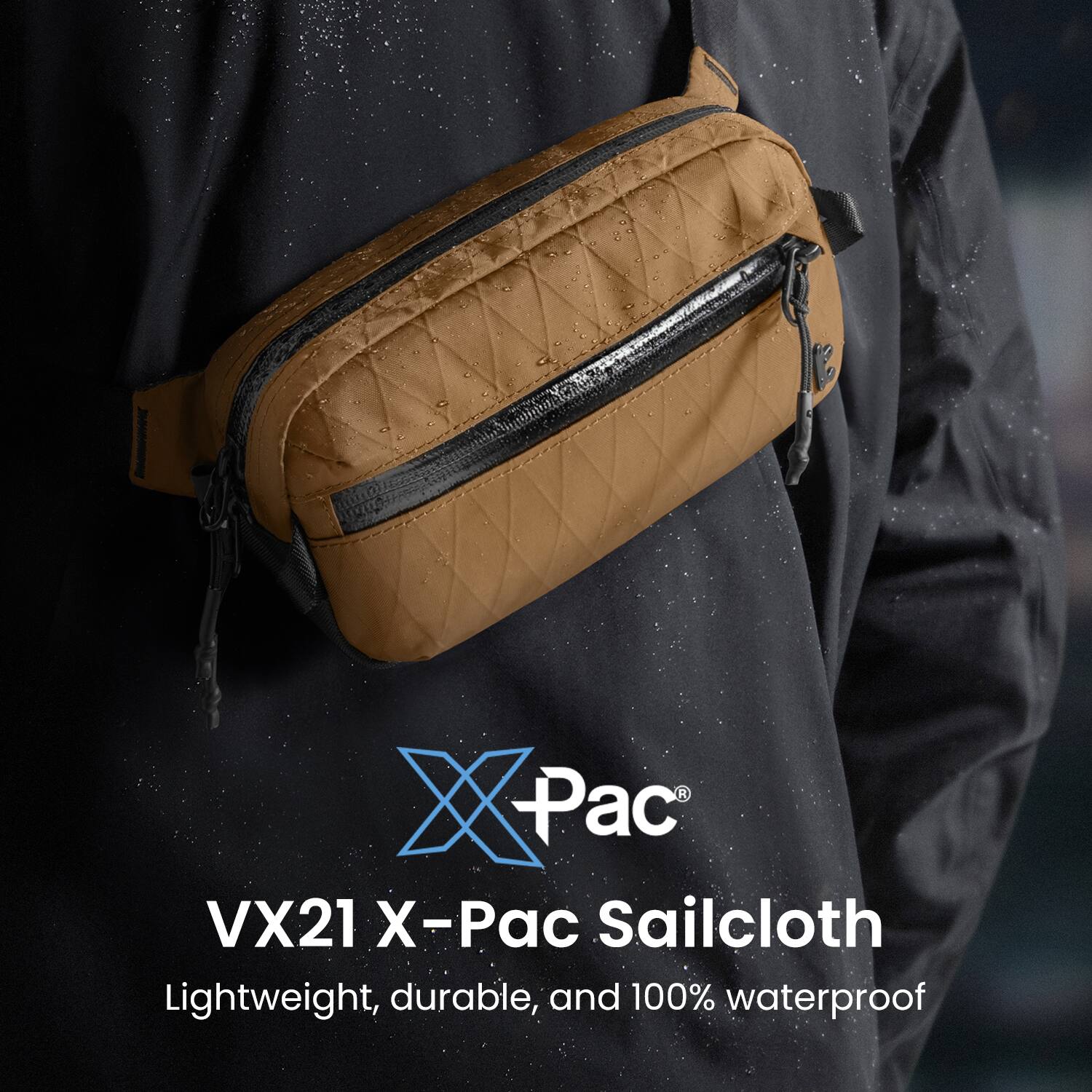 VX21 X-Pac Sailcloth  
Lightweight, durable, and 100% waterproof