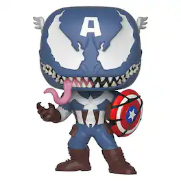 Marvel Funko POP | Venom Captain America - Blue