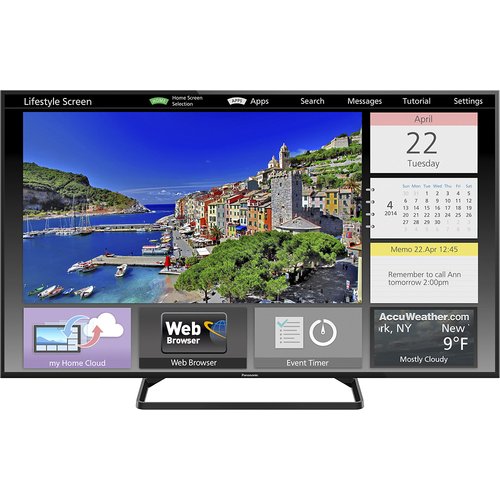 Panasonic TC-50AS530U 50 inch 1080p 120Hz LED LCD HDTV with Smart TV, Built-in Wi-Fi