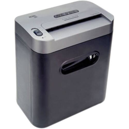 Royal - 100X Medium Duty Shredder - Cross Cut - 10 Per Pass - 3.50 gal Waste Capacity - Black