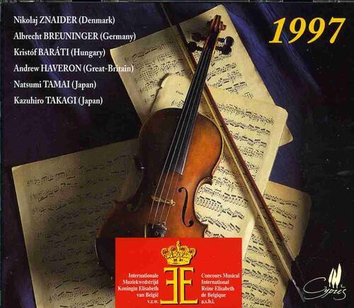 Nikolaj ZNAIDER (Denmark)  
Albrecht BREUNINGER (Germany)  
Kristóf BARTI (Hungary)  
Andrew HAVERON (Great Britain)  
Natsumi TAMAI (Japan)  
Kazuhiro TAKAGI (Japan)  

1997  
Internationale Concours Musical  
Muziekwedstrijd International  
Koningin van België  
Reine de Belgique  
Elisabeth  
E.Z.M.  
3E de as.h.l.  
Cypes