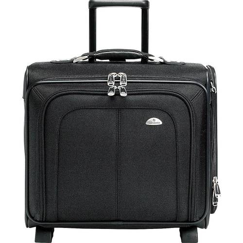 Samsonite - Business Sideloader Mobile Office Wheeled Briefcase for 15.6" Laptop - Black