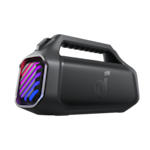 Soundcore - by Anker Boom 2 Plus IPX7 Waterproof 140W Bluetooth Speaker with Subwoofers, BassUp 2.0, Custom Lighting, & Power Bank - Black