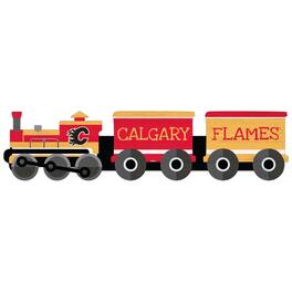 Fan Creations - Calgary Flames 6'' x 24'' Train Cutout Sign - Multicolor