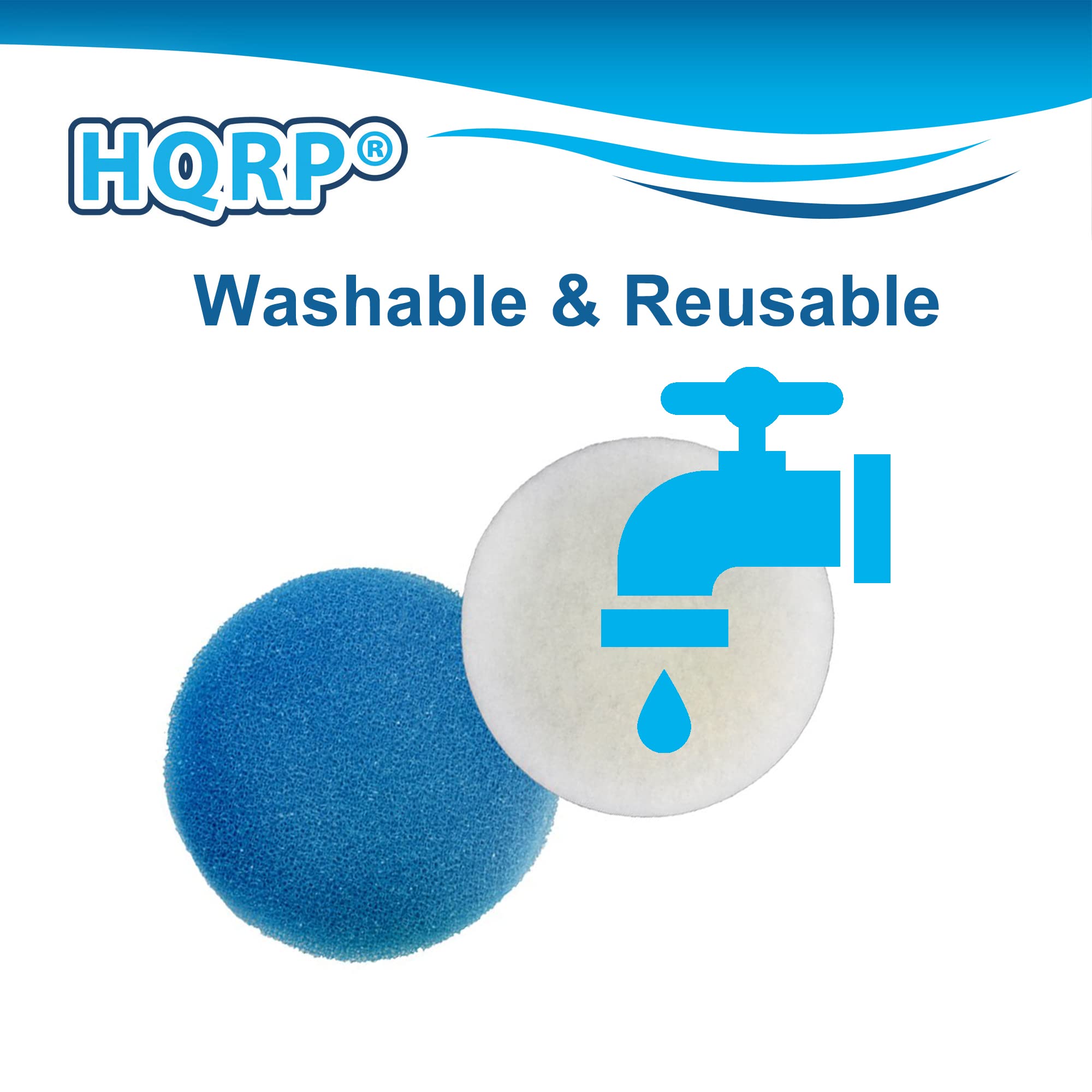 HQRP® Washable & Reusable