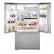 Alt View 4. Bosch - 500 Series 26 Cu. Ft. 3-Door French Door Smart Refrigerator with External Water and Ice - Stainless Steel.