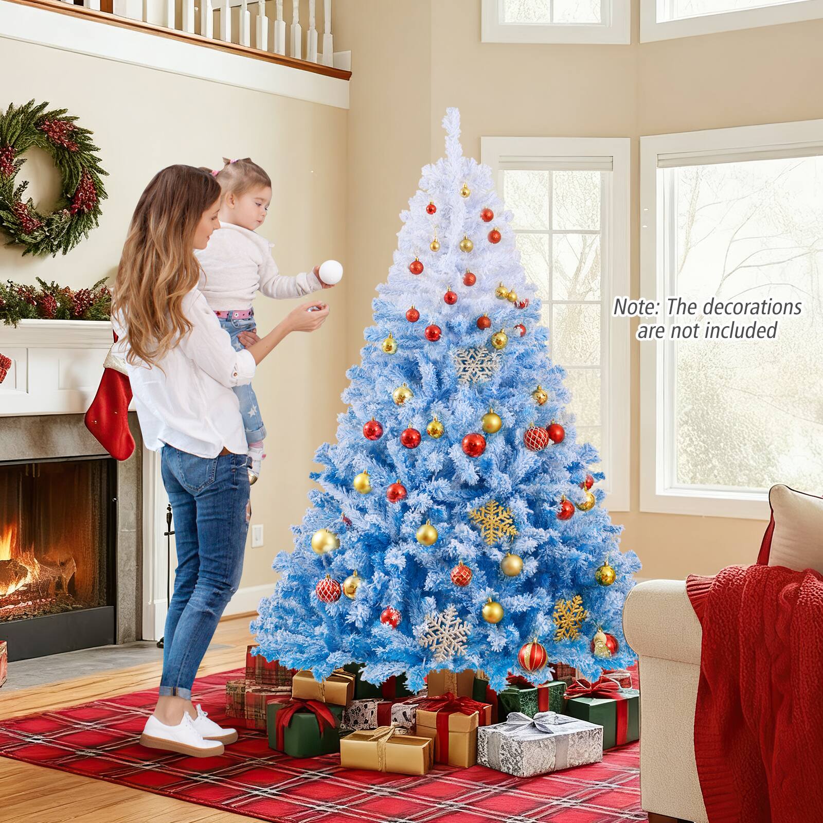 Note: The decorations are not included