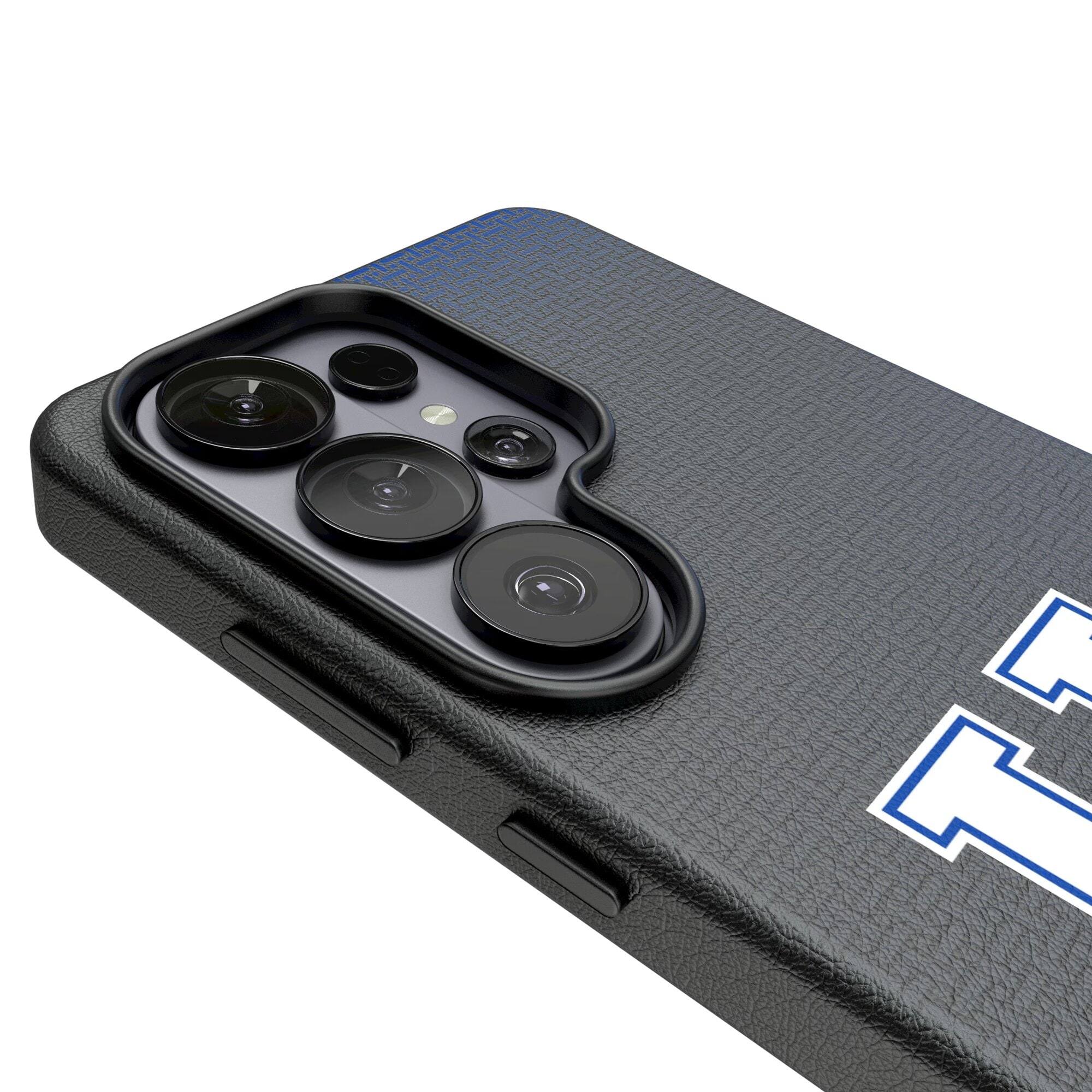 Alt View 2. Keyscaper - Kentucky Wildcats Linen Galaxy Magnetic Bump Case - S25 Ultra - Black.