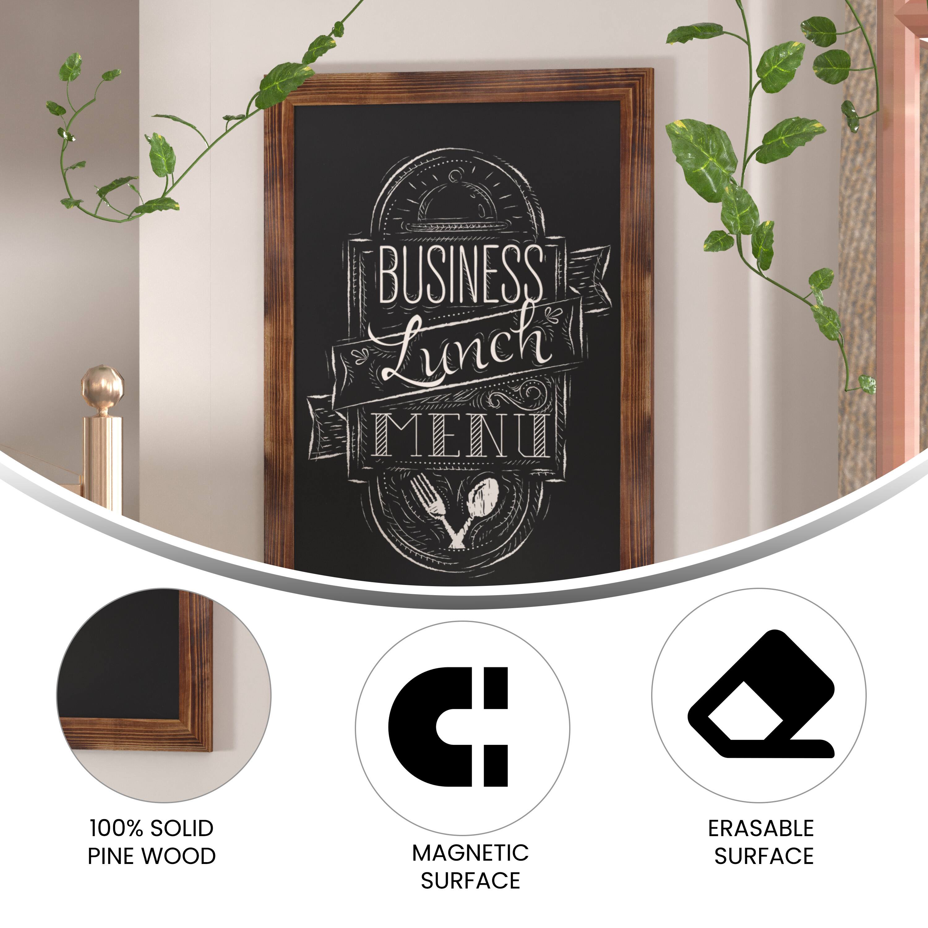 BUSINESS Lunch MENU

100% SOLID PINE WOOD

MAGNETIC SURFACE

ERASABLE SURFACE