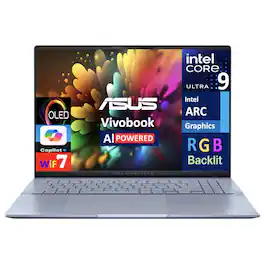 ASUS - Refurbished Excellent - Vivobook S16 16" 2.8K OLED Intel Core Ultra 9-285H 2.9 GHz up to 5.4 GHz 32GB 1TB SSD Windows 11 Pro - Blue